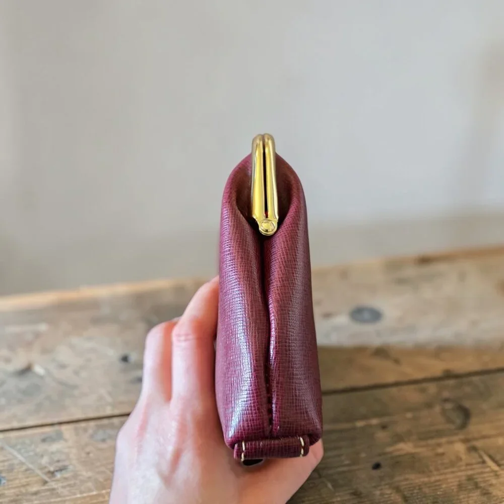 Rare Dooney & Bourke Cranberry Saffiano Large Framed Coin Purse NWT - Picture 15 of 16